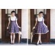 Iris De Nuit Angelonia Flower Wall Blouse JSKs and One Piece(Reservation/2 Colours/Full Payment Without Shipping)